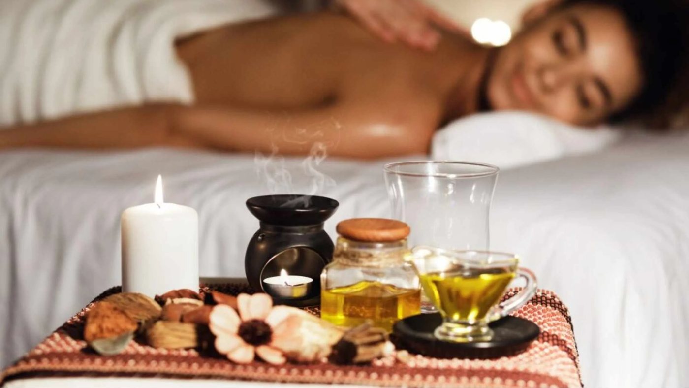Nurturing calm massage ambience